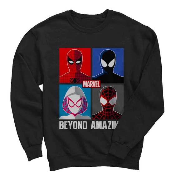 Marvel Other - Marvel Spider-man Beyond Amazing Boys’ Graphic Sweatshirt- Black M